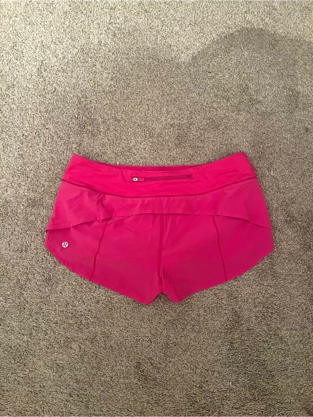Lululemon Sonic Pink Speed Up High-Rise 2.5″ - Picture 3 of 3